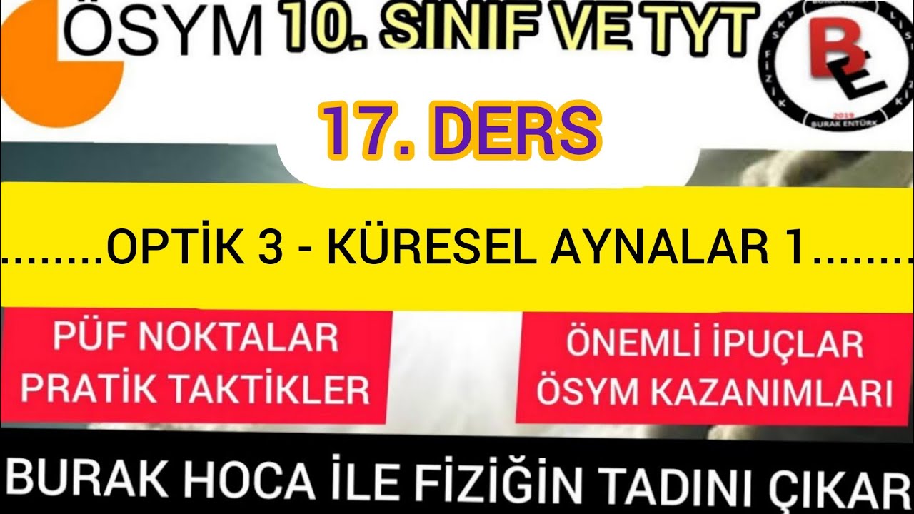 OPTİK - Küresel Aynalar - 1