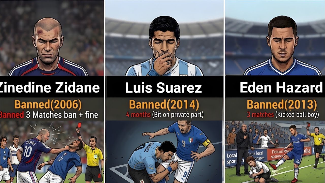 Football Players Who Got BANNED 😳
