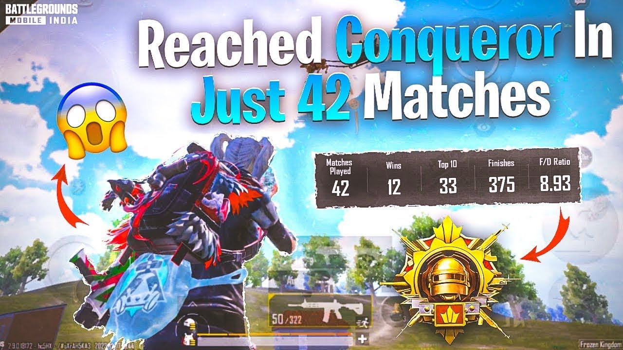 😱How I Reached Conqueror In Just 48 Matches￼ ! best Strategy For Conqueror Rank Push 😱