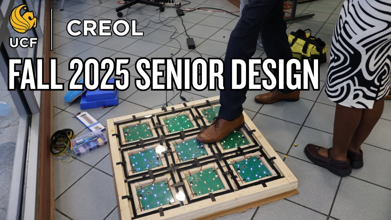 CREOL Fall 2025 Senior Design 2 Showcase Highlights
