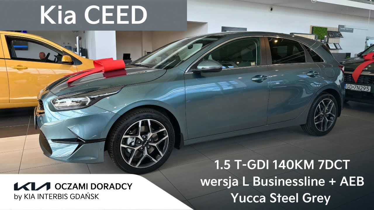 Kia CEED MY2025 [1.5 T-GDI 140KM 7DCT] wersja L Businessline + AEB w kolorze Yucca Steel Grey