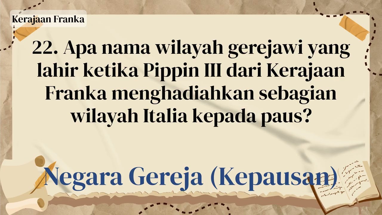 Dari Zaman Purba sampai Modern! Mencari Sang Pemecah Sejarah (40 Soal) - Kuis Sejarah Bagian 22