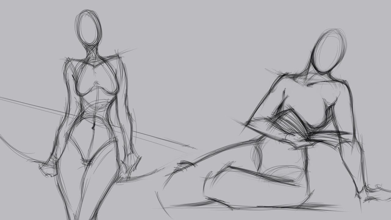 Learning How to Draw the Female Figure &ndash; Gesture & Anatomy Practice