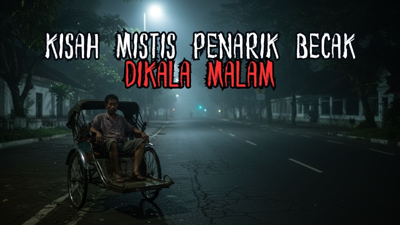 Malam yang MISTIS! Kisah Penarik Becak yang Tidak Terlupakan