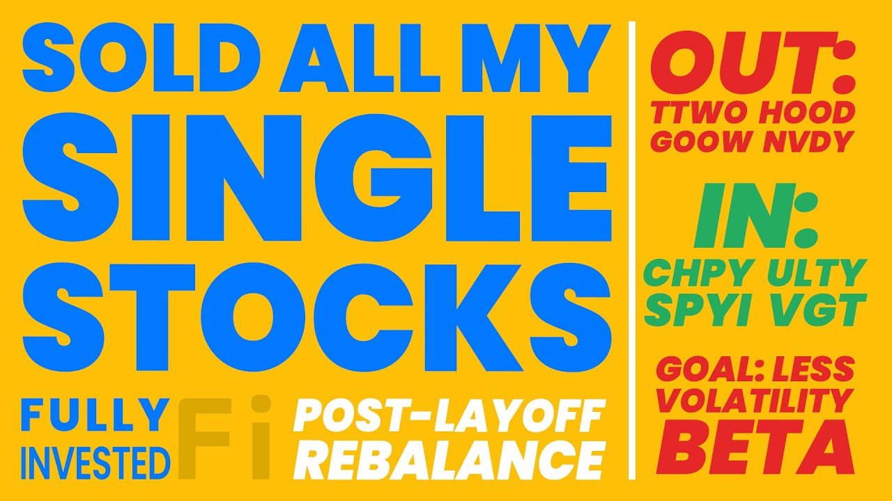 I Sold All My Single Stocks After Getting Laid Off (Here's Why)
