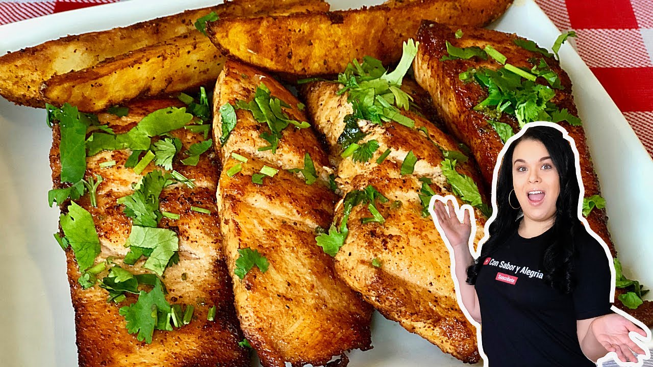 CÓMO HACER SALMÓN AL SARTÉN A LA MANTEQUILLA Y LIMÓN - COMO HACER SALMON JUGOSO CON LIMÓN