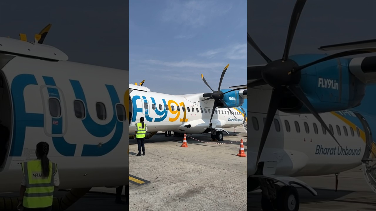 Fly91 - Bengaluru to Sindhudurg 🏖️|| India&rsquo;s newest airline 🛫 @Fly91_in