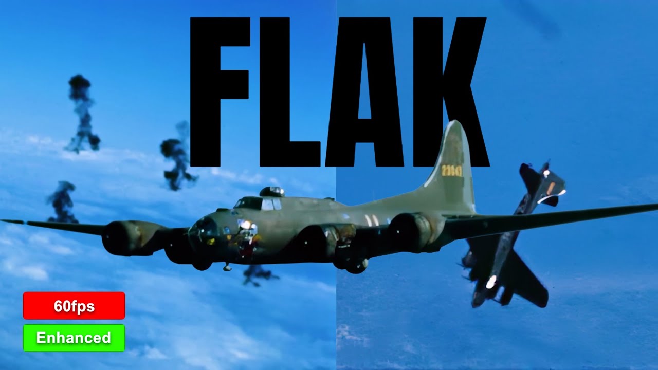 Каково это было летать на B-17 сквозь зенитный огонь? Улучшенные кадры Второй мировой войны | Док...