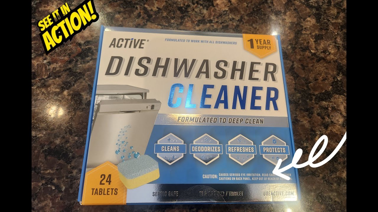 Active Dishwasher Cleaner tablets | The Monthly Deep Clean Your Dishwasher Needs 🧼