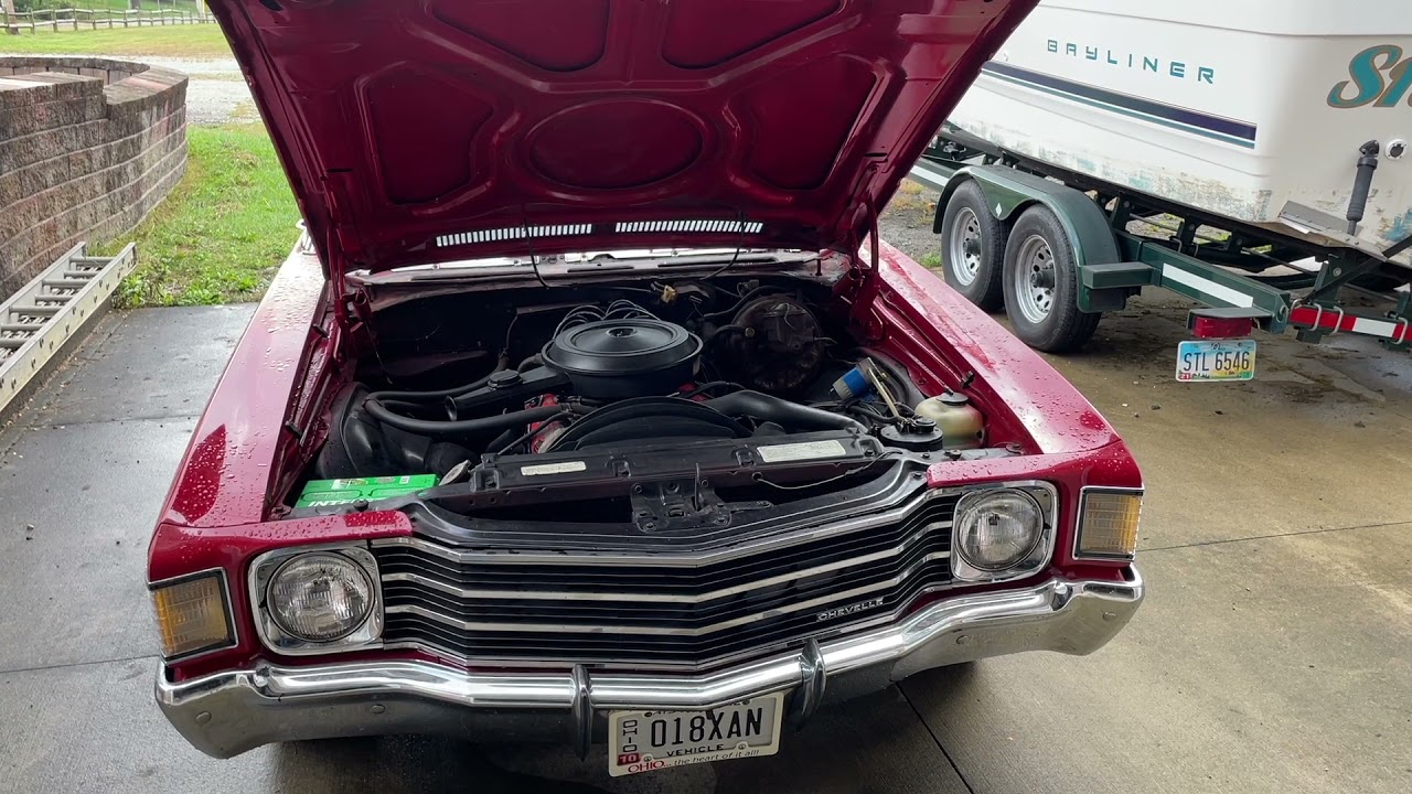 1972 Chevelle Convertible 350 4 BBL - Barn Find