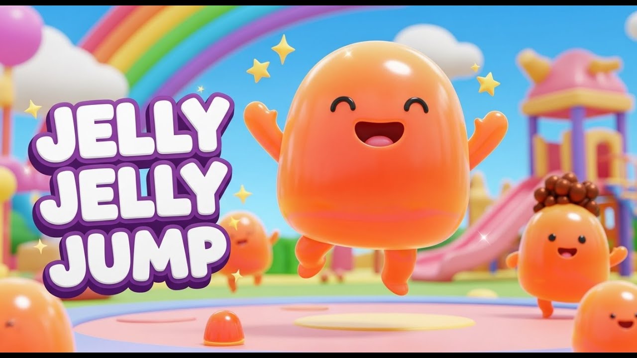 Jelly Jelly Jump Song 🍮🕺 | Fun Hindi Nursery Rhyme for Toddlers | Kids Song