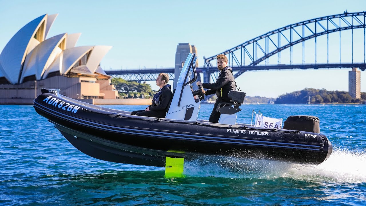 SEAir 5.5 Flying Above Sydney Harbour  |  Standen Marine
