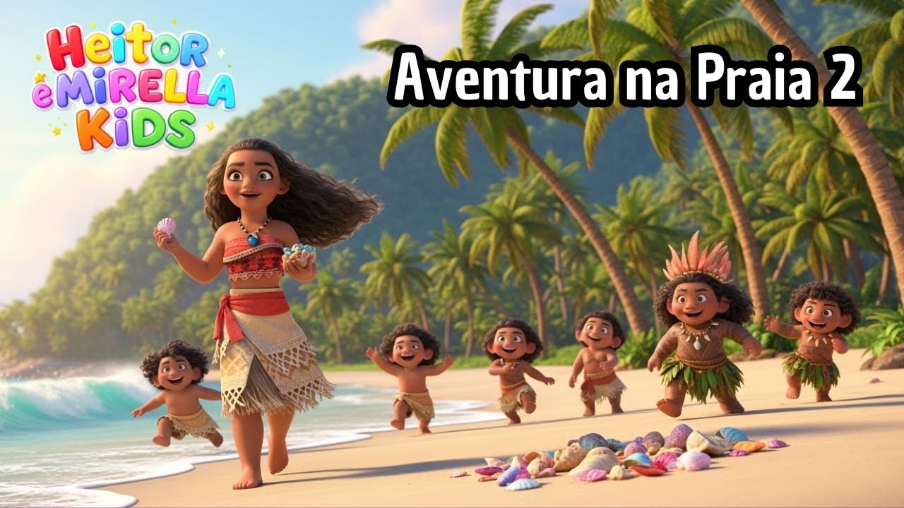Aventura na praia pt 2 (Música infantil kids? #heitoremirellakids 