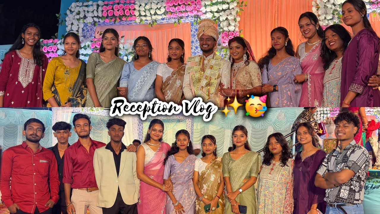 Reception Vlog ✨️💗 | Fun Vlog 🥳 | Vlog - 56 | @PushpanjaliMahato |