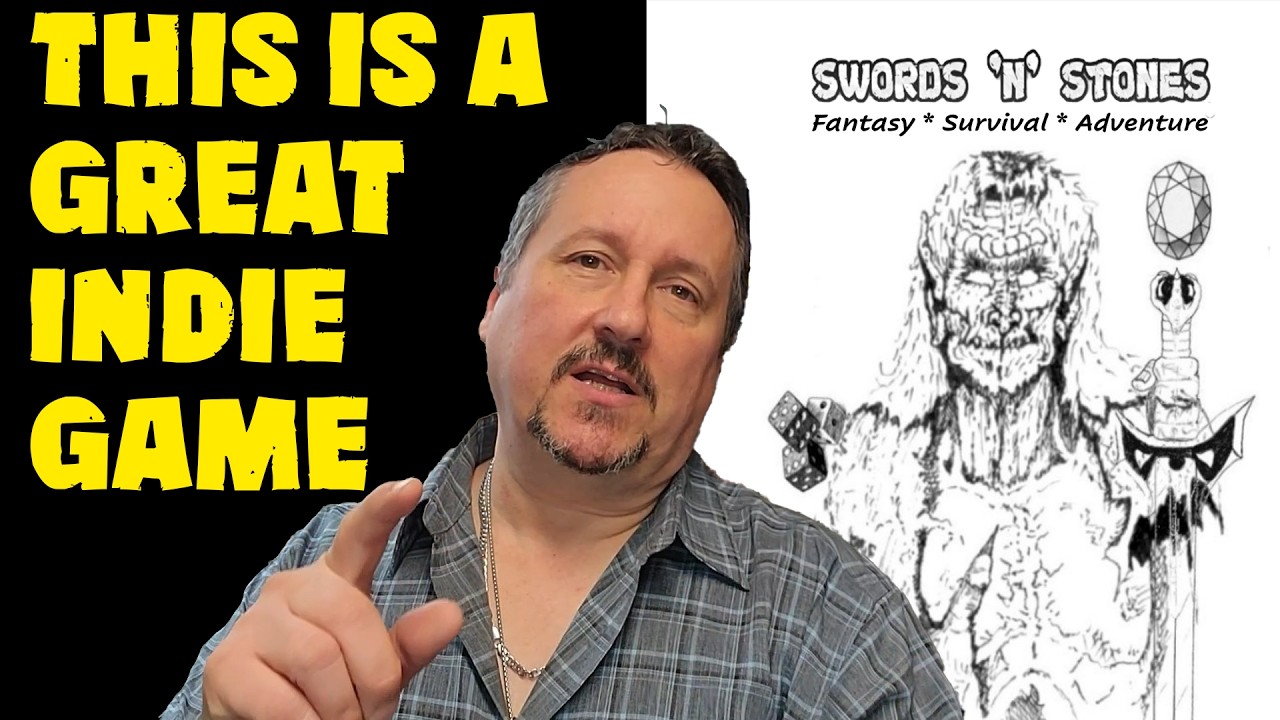 Обзор инди-TRPG: отличная одиночная игра и OSR-арт #dnd #solo