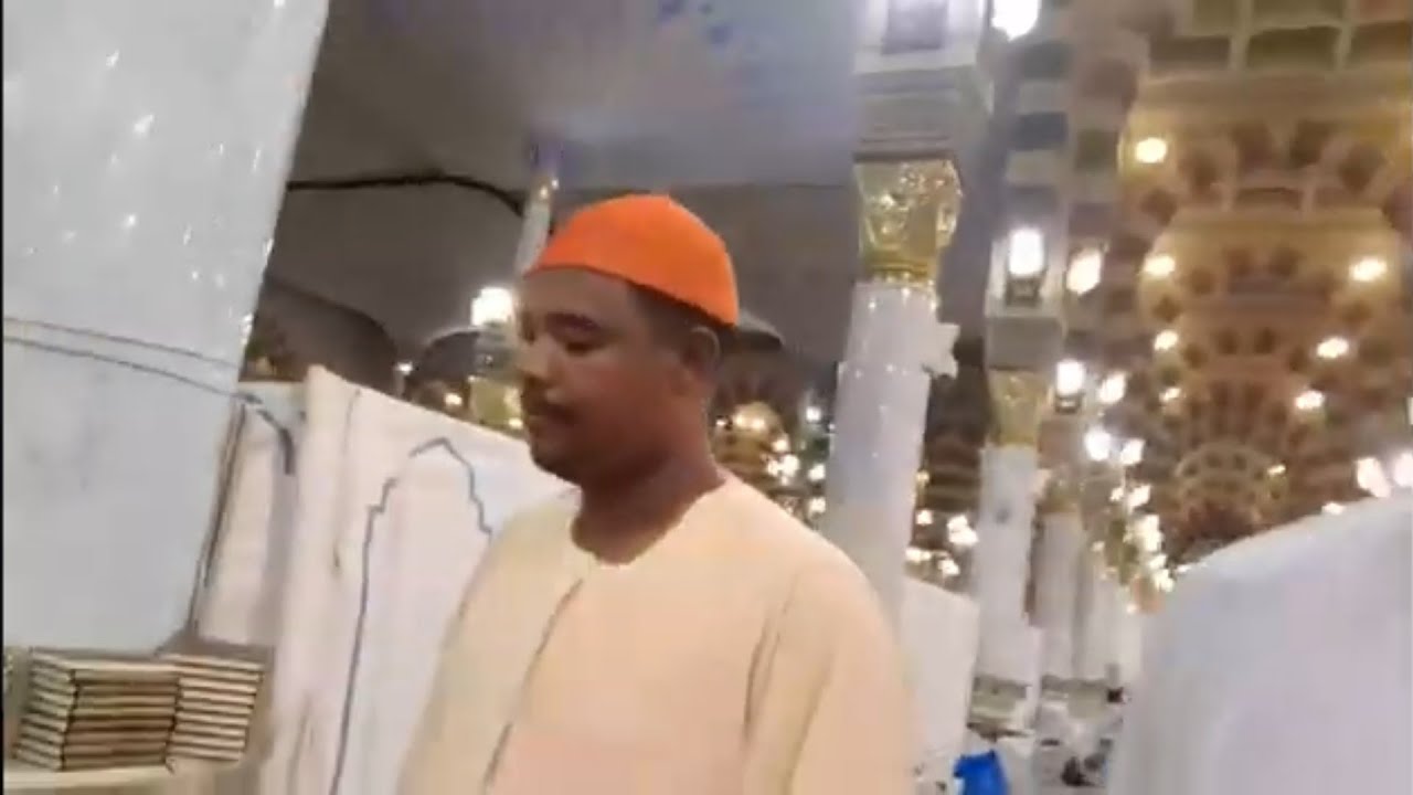 فيا يا نبي الهدى لله نسألكم . عثمان الجاك . فى رحاب المسجد النبوى الشريف