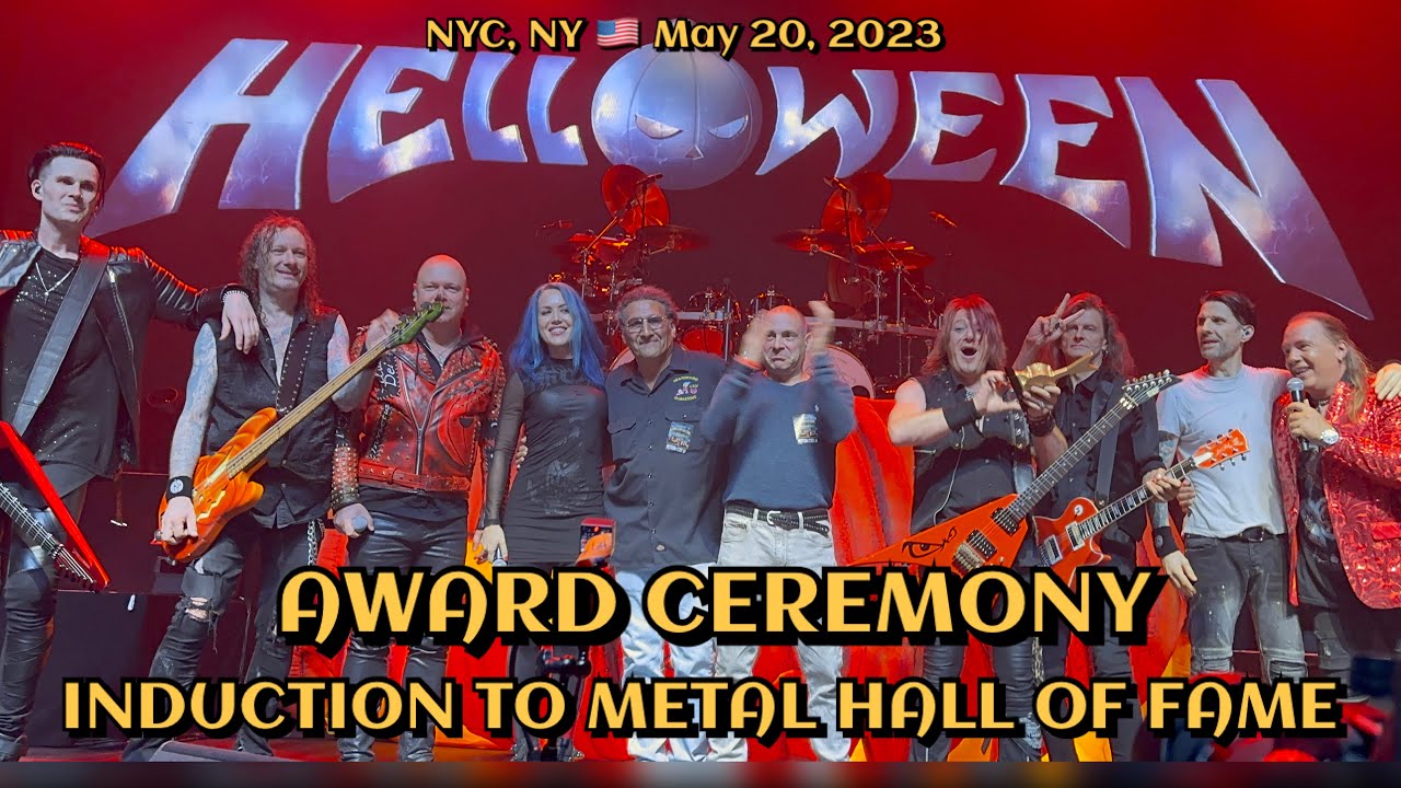 Helloween - Induction to Metal Hall of Fame with Alissa White-Gluz @NYC, NY🇺🇸 May 20, 2023
