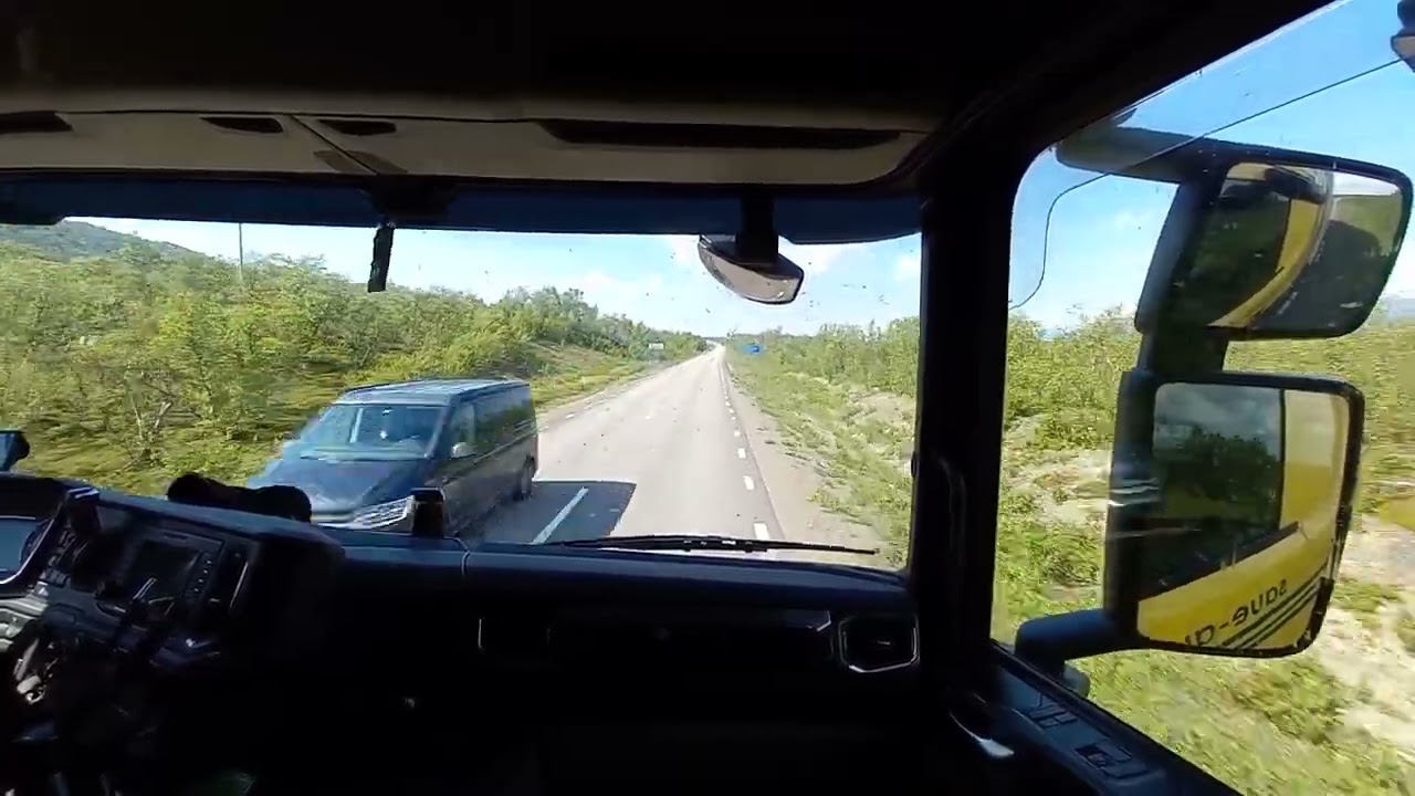 ETS passenger mode in real life. E10 route. Sweden - Norway