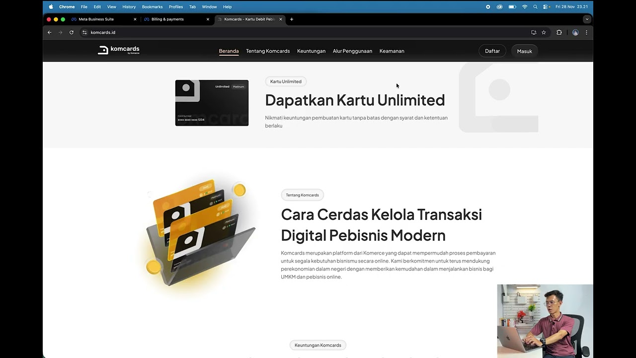3.  Menambahkan Metode Pembayaran