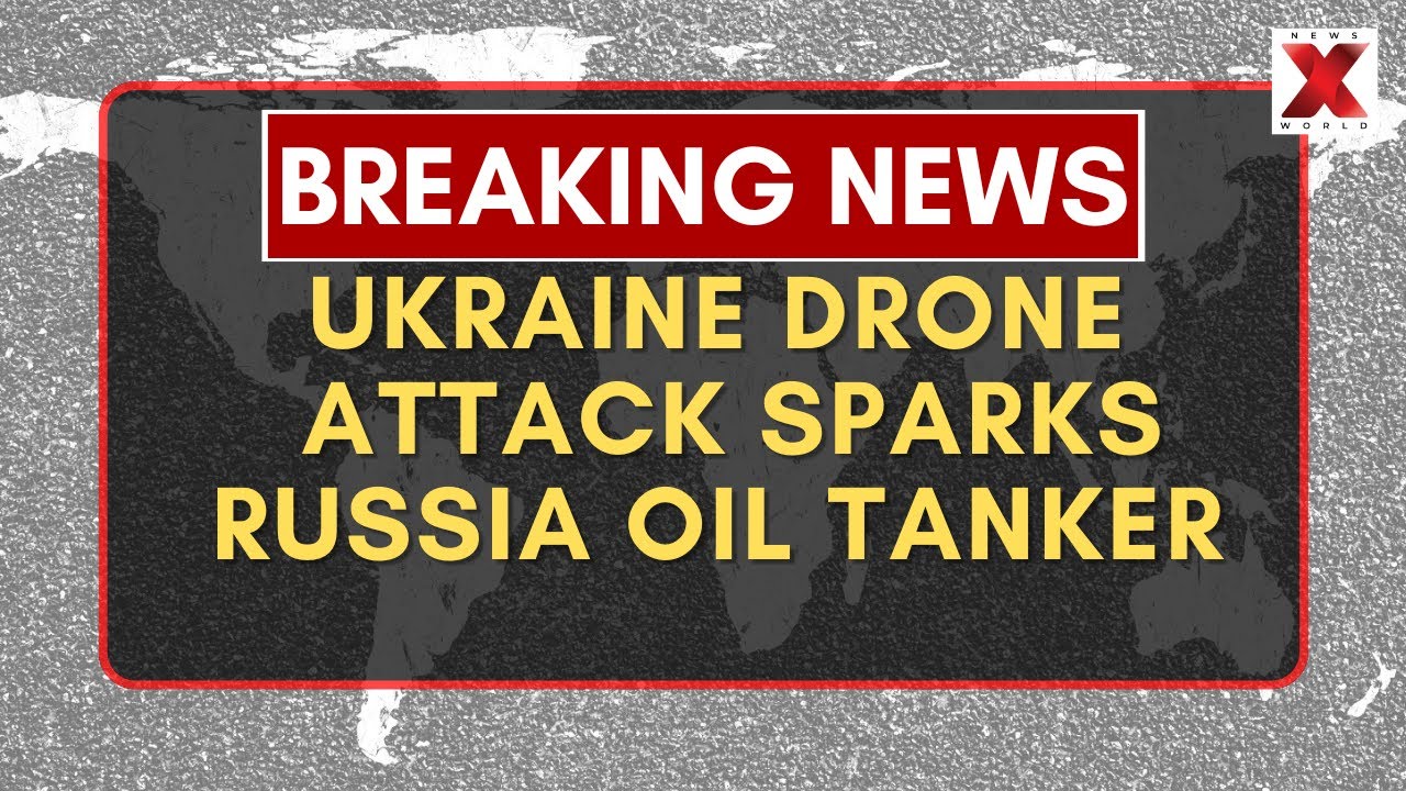 Temryuk Drone Attack: Ukraine Drone Strikes Russian port oil tanks burns | NewsX World