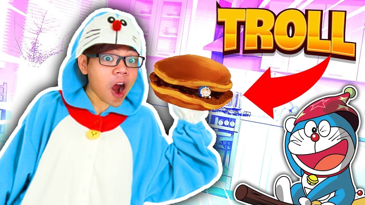 TR&Ograve; Đ&Ugrave;A B&Aacute;NH R&Aacute;N DORAEMON TẨM ĐỘC (Chuối Troll #4)