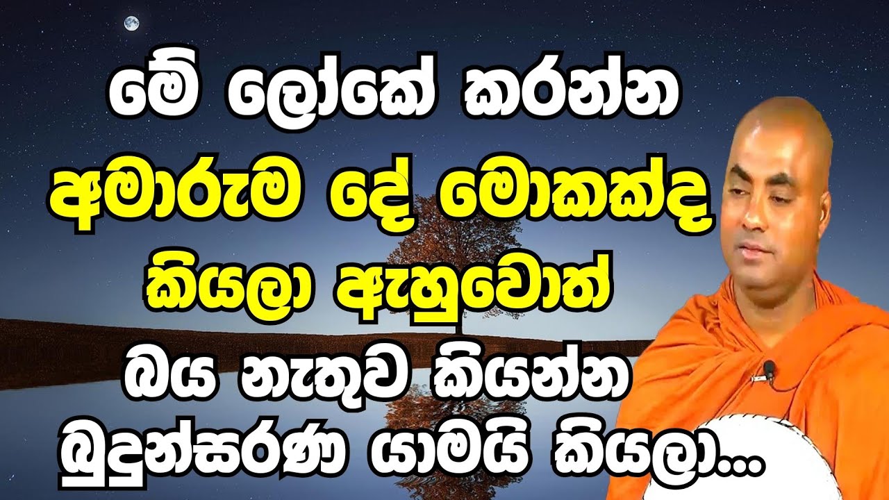 සුගතියට යන්න ශ්‍රද්ධාවෙන් කරන එක බුද්ධ  වන්දනාවක්ම ප්‍රමාණවත්|koralayagama saranathissa thero 2022