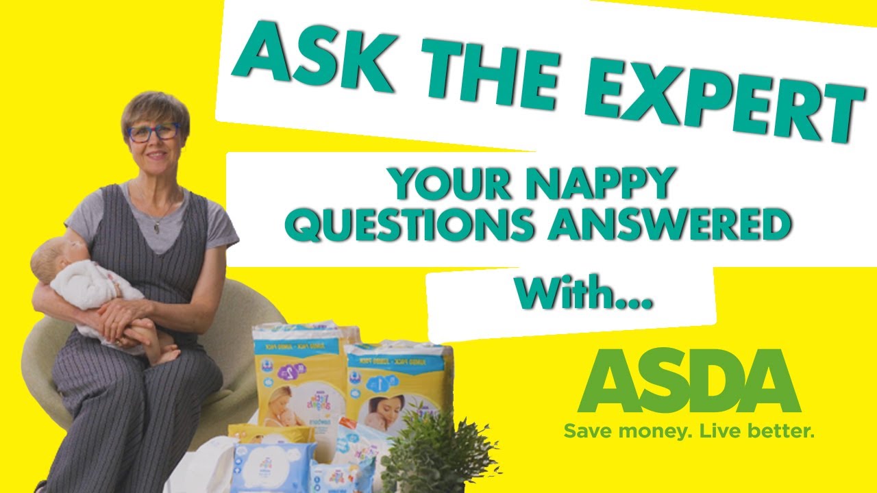 Ask the expert: your nappy questions answered with Rachel FitzD and ASDA