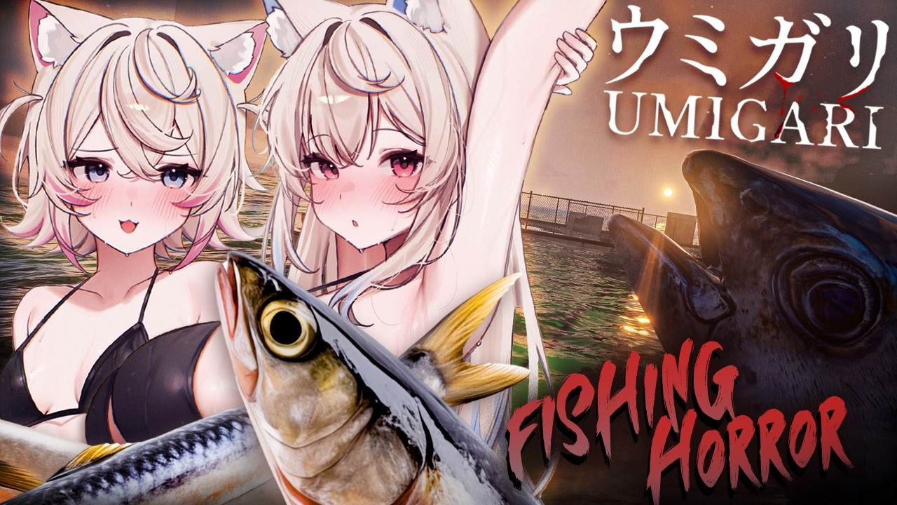 【UMIGARI｜ウミガリ】チラズアート新作！late night fishing goes wrong?! 🐾 【FUWAMOCO】