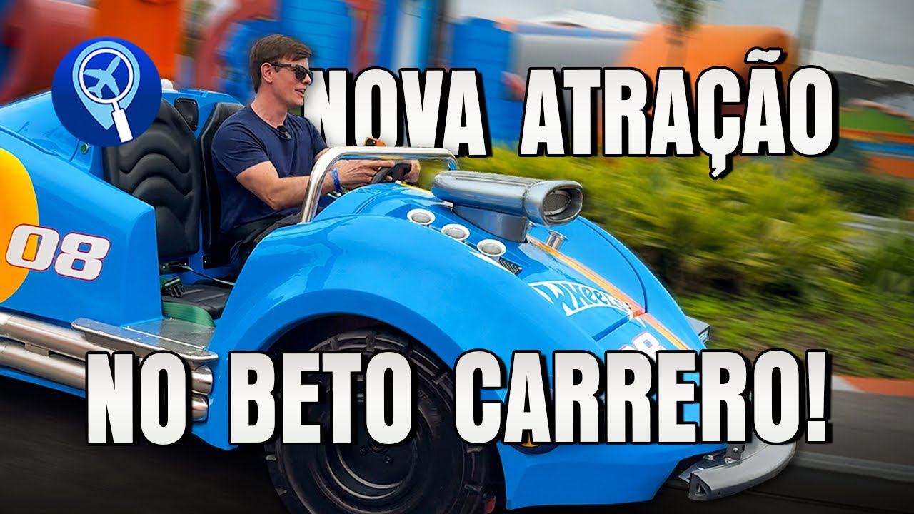 Novo brinquedo no BETO CARRERO! Conheça o Hot Wheels Turbo Drive