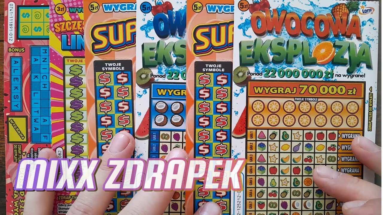 🤗🤑😝MIXX ZDRAPEk🤩🥳🤠 #zdrapki #lotto #jackpot #scratch