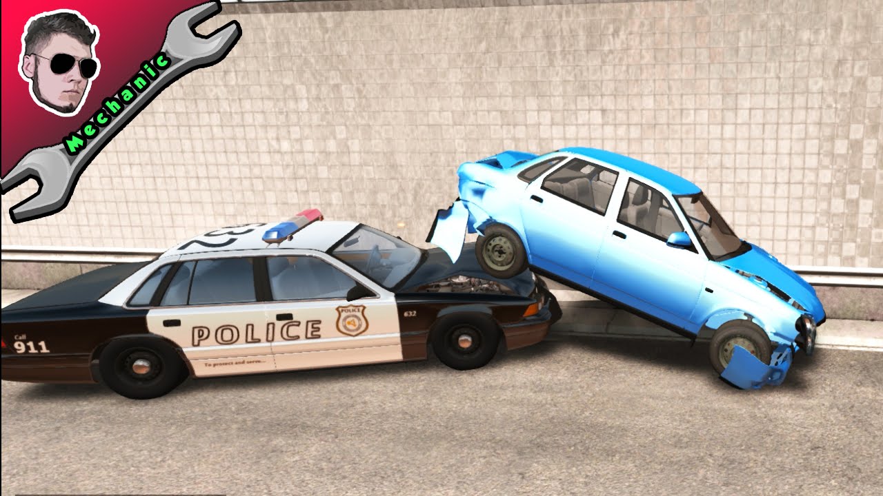 АДСКИЕ ПОГОНИ В BeamNG.DRIVE