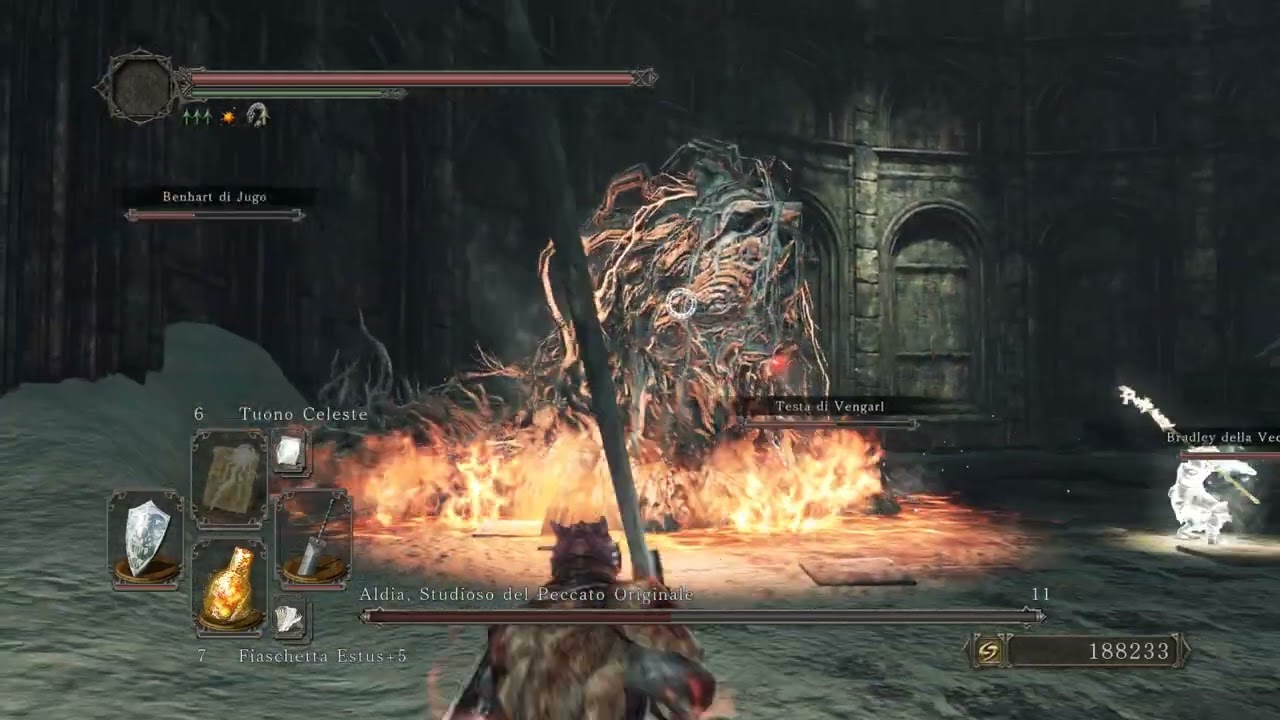 Dark Souls 2- boss finale- aldia, scolaro del peccato originale (triste)