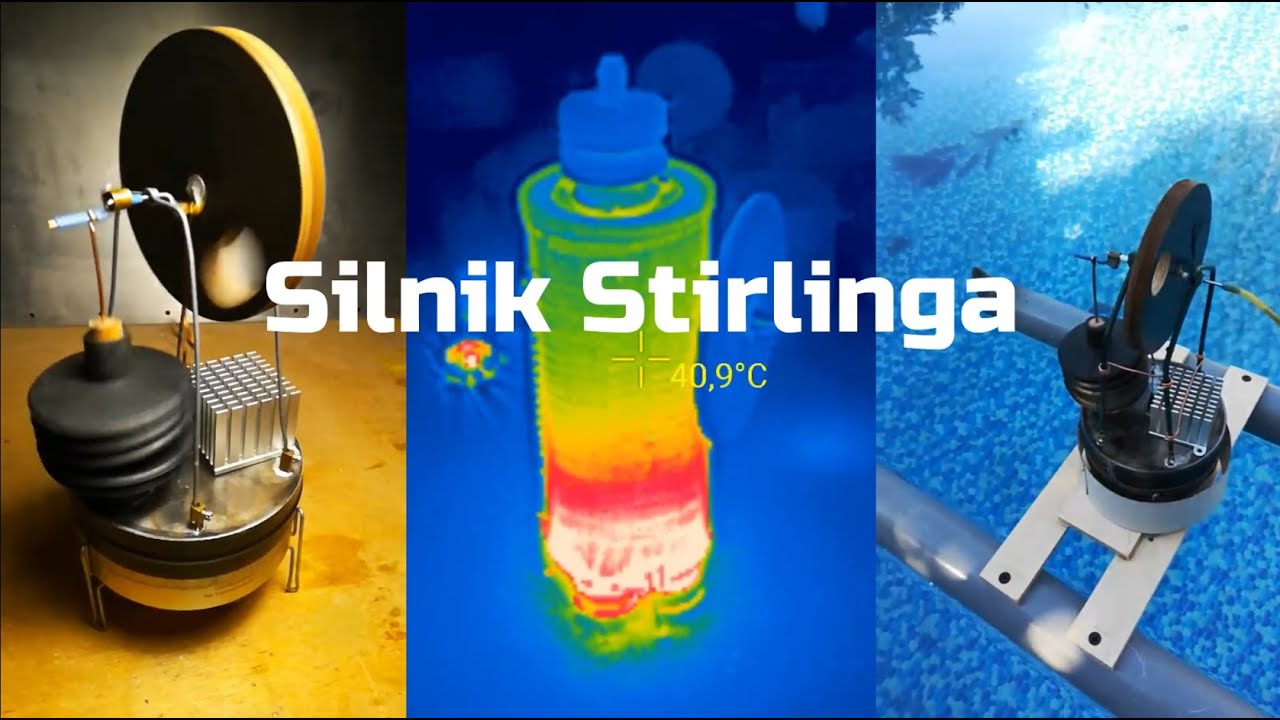 Silnik Stirlinga wykonanie i zastosowanie jako napęd w łodzi DIY