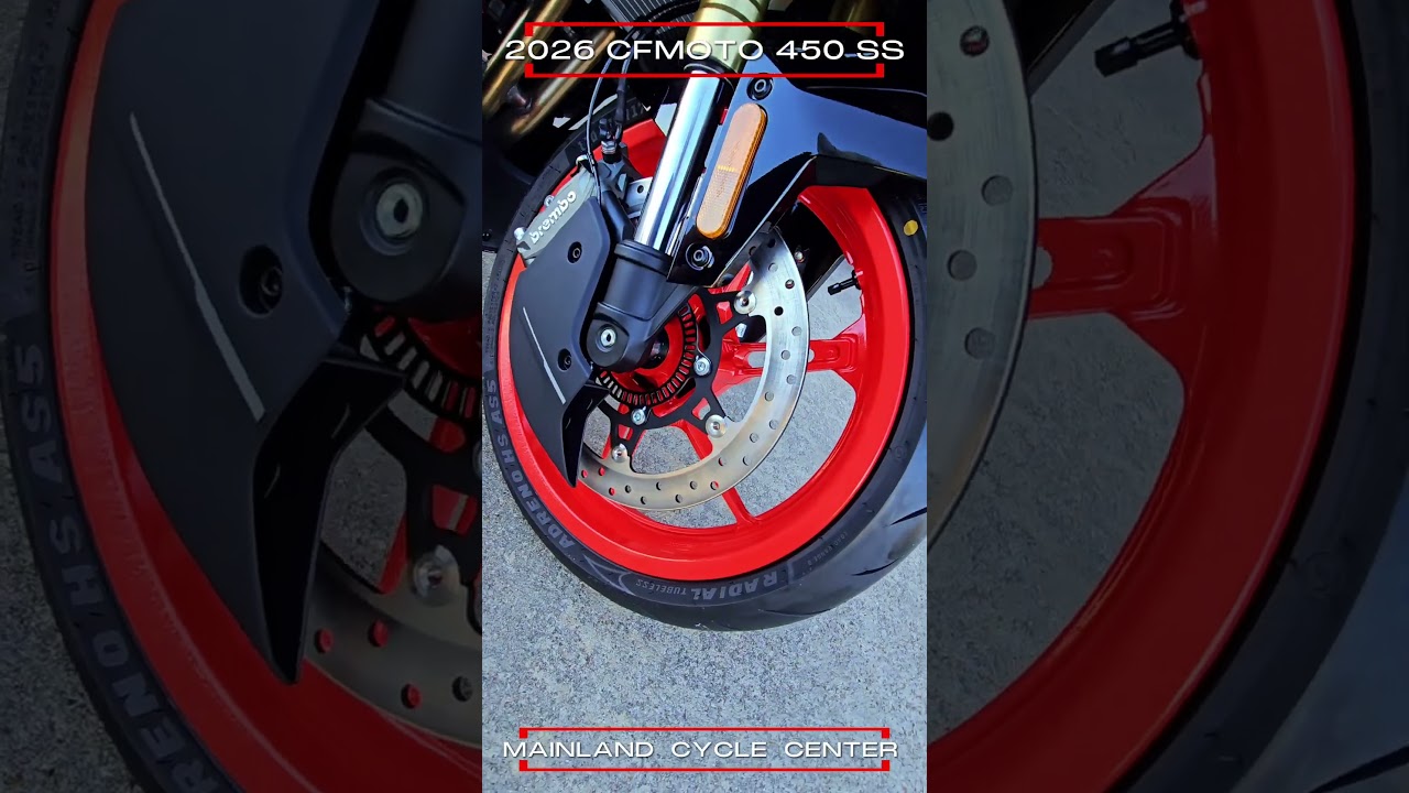 Тизер CFMOTO 450 SS 2026 года 
