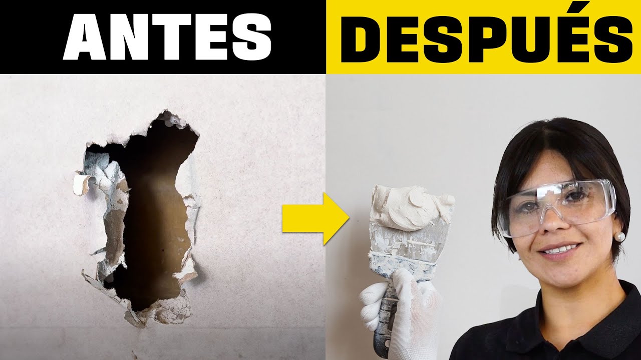 Cómo reparar un muro de yeso cartón I Taller del especialista
