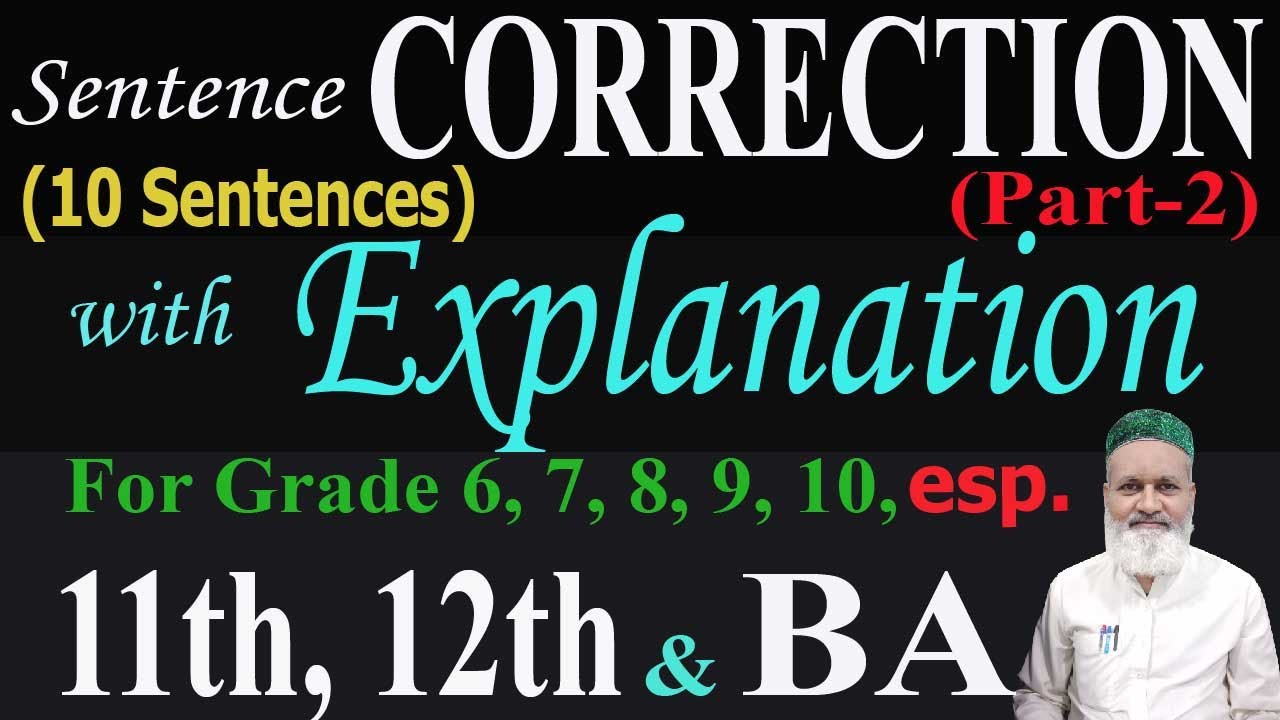 V-78) Sentence Correction (PART-2) || 10 Sentences, 10 Tips || Error Spotting with Explanation