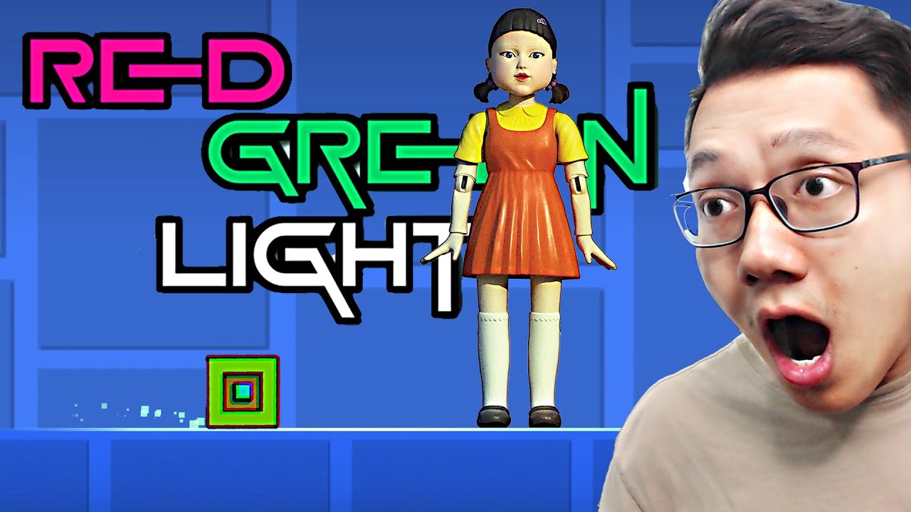 Tôi Bắt Khối Vuông Geometry Dash Tham Gia Squid Game...