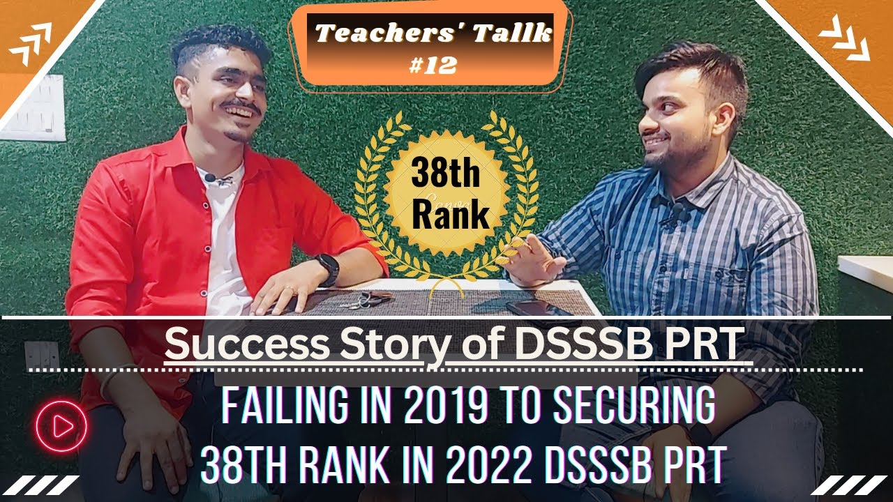 DSSSB PRT Preparation Strategies by Mr. Ankit 💯 || DSSSB Selected Candidate ❣️ || 