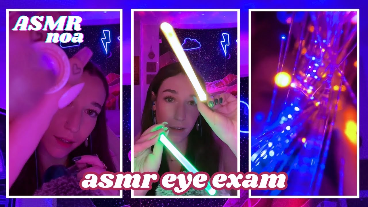 asmr eye exam with dr. noa 😌 | relaxing visuals & sounds