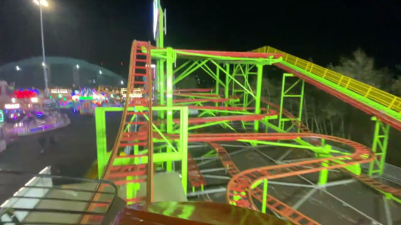Stokes’ Spinning Coaster (On ride) Newcastle Winter Wonderland 2025