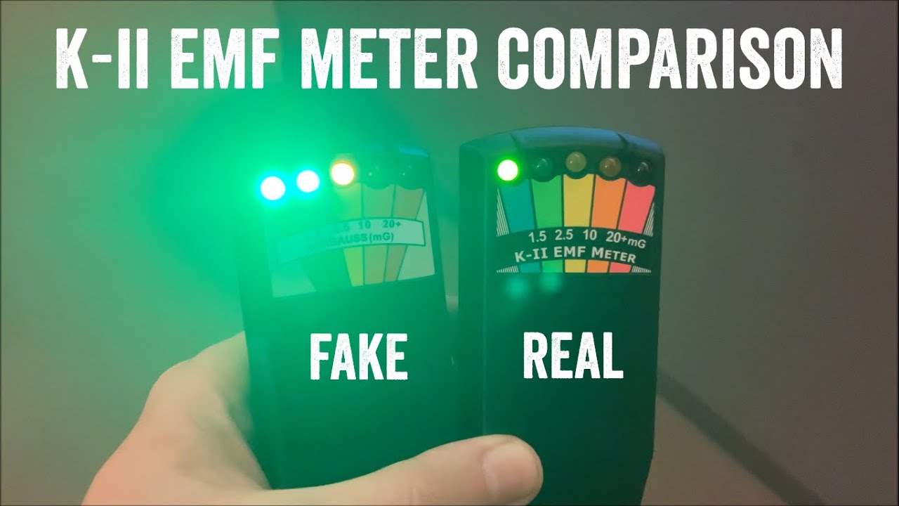 Real VS Fake K-II EMF Meter Comparison
