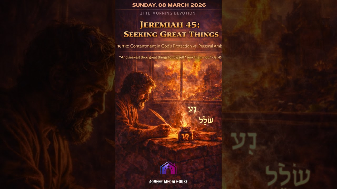 📜 JEREMIAH 45 — SEEKING GREAT THINGS