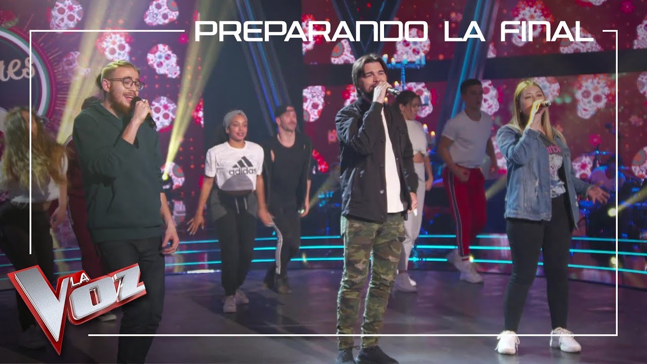 Juanes, Andrés Martín y María Espinosa ensayan 'La Plata' | Preparando la Final | La Voz Antena 3