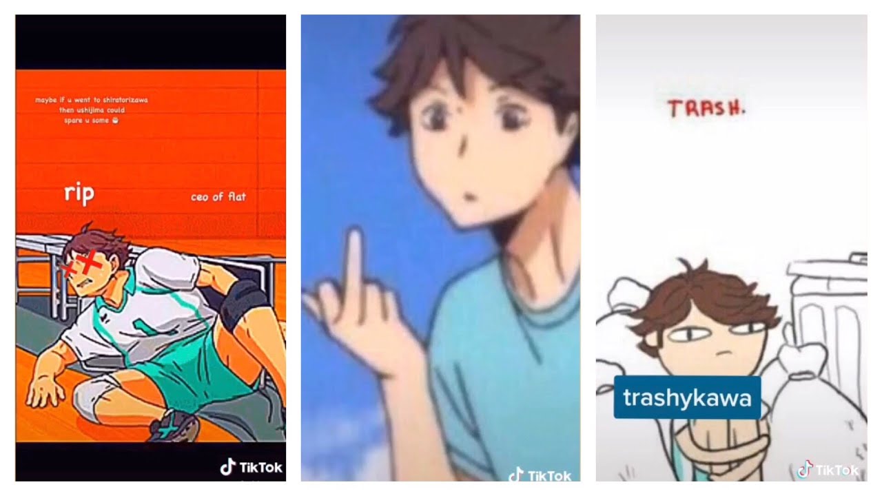 Haikyuu TikToks Dedicated To Our Flat King, Flatkawa🥞 pt.2