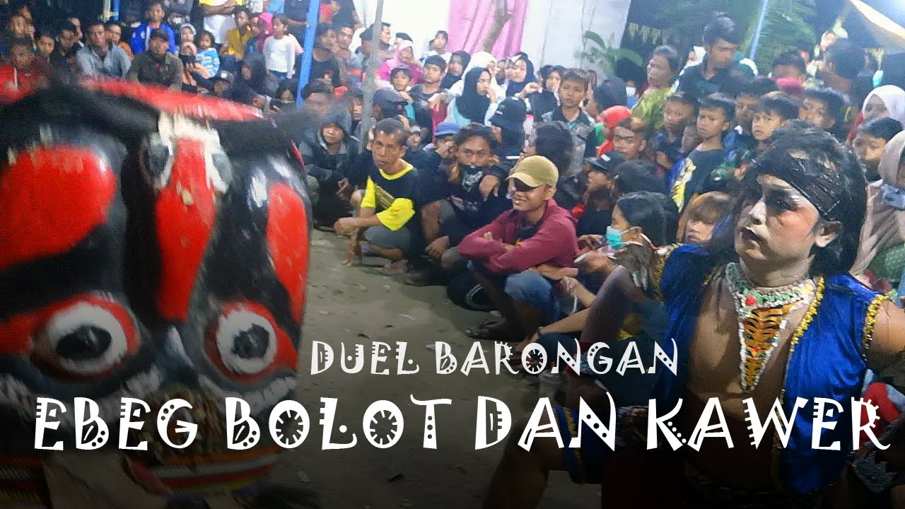 DUEL BARONGAN EBEG BOLOT DAN KAWER | SRI LESTARI