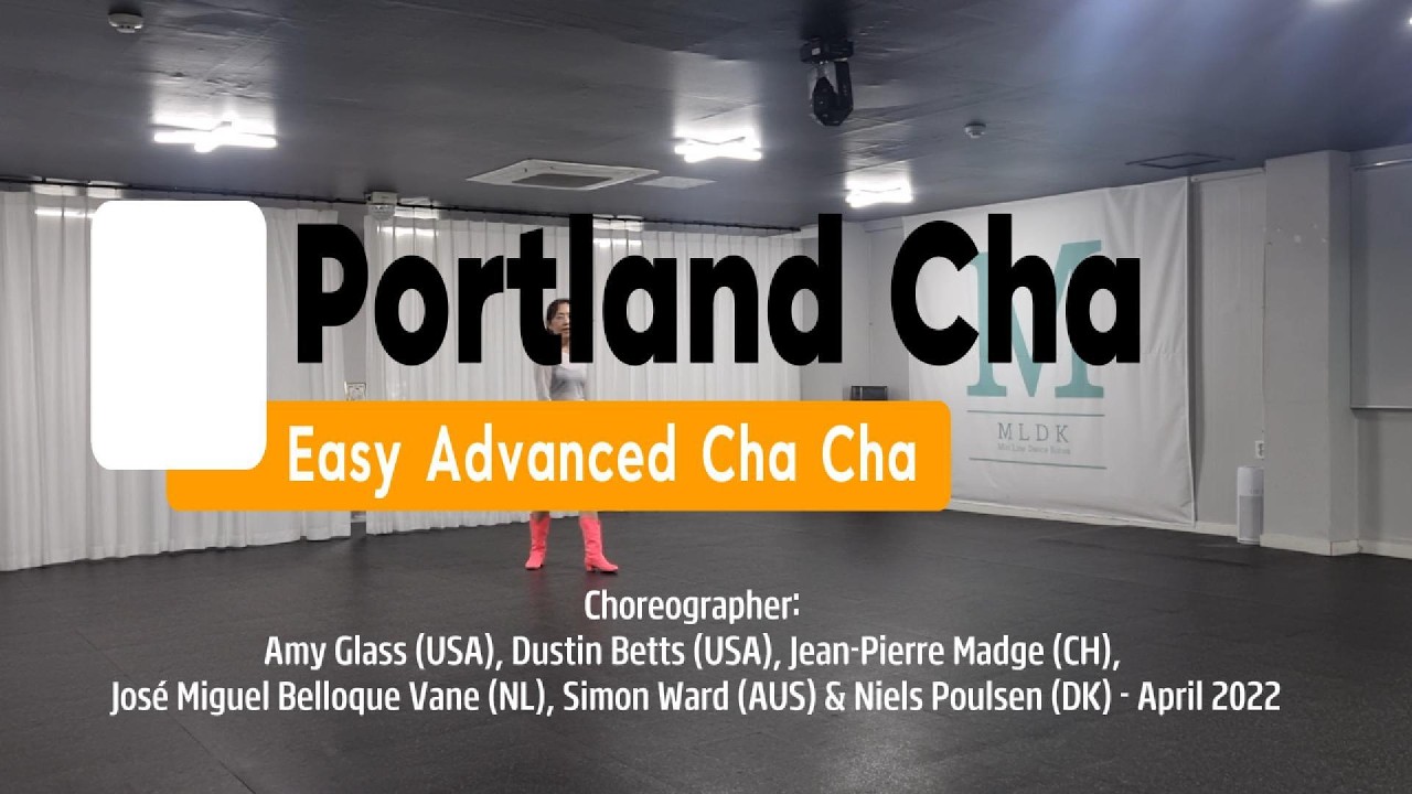 Portland Cha Linedance   | Easy Advanced Cha Cha  | Demo | 취미라인댄스