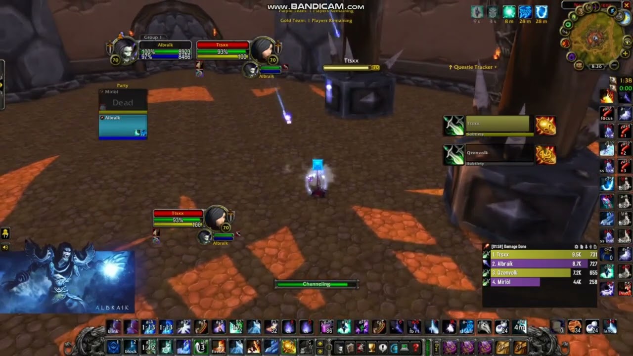 2s TBC Mage+Rogue vs Double Rogue lose Albraik 1x1