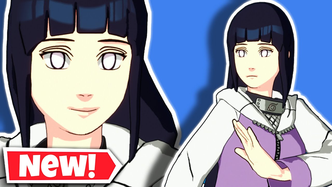 Hinata Hyuga in Fortnite (PS5 Gameplay)