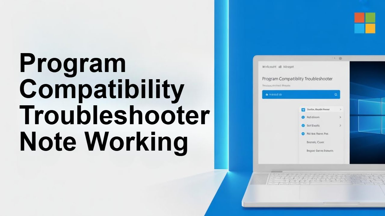 Program Compatibility Troubleshooter Not Working in Windows 11/10 [TUTORIAL]
