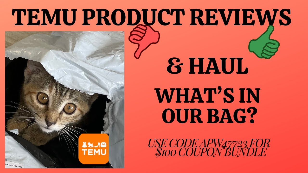 Temu Product Reviews & Haul/ Temu Around Our Home/ What's In Our Bag?